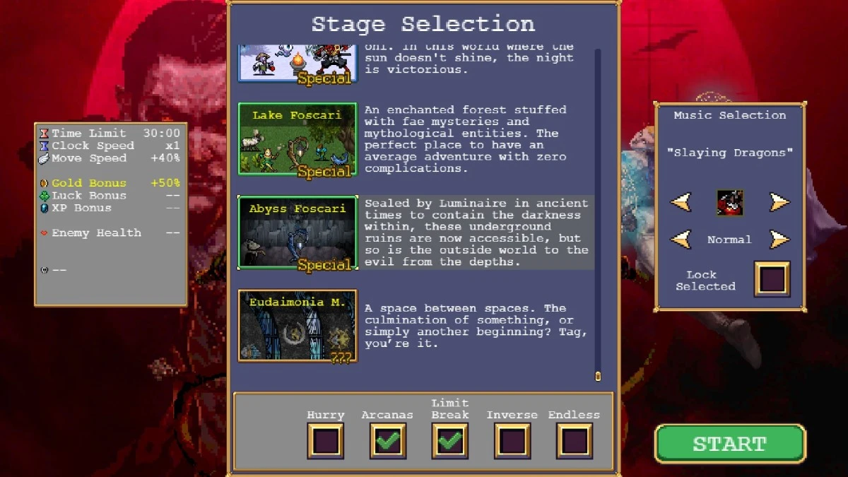 Où trouver le lieu secret de l'élevage d'œufs d'or dans Vampire Survivors Abyss Foscari