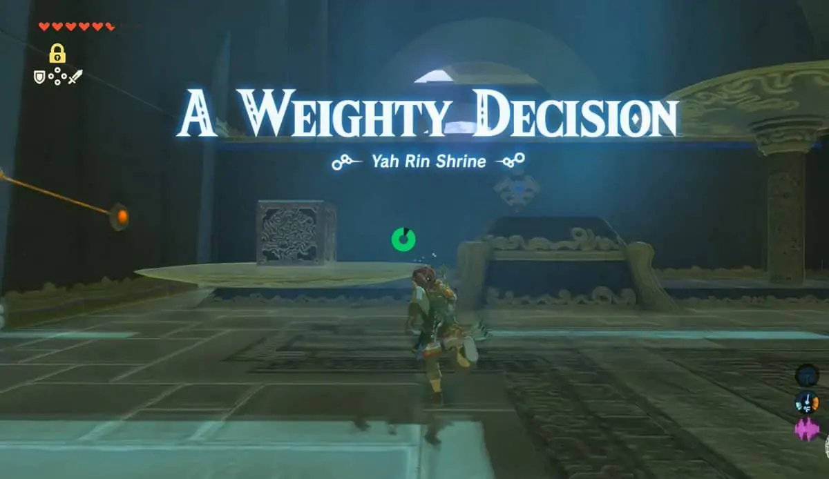 Zelda : Breath Of The Wild - Guide du sanctuaire Yah Rin