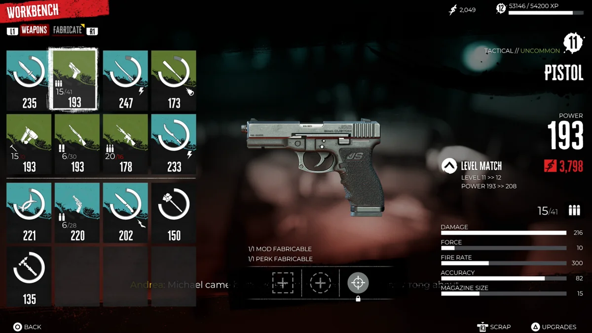 Dead Island 2 Mettre au rebut ou vendre des armes