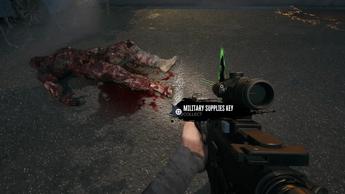 Dead Island 2 Où trouver la clé de fournitures militaires