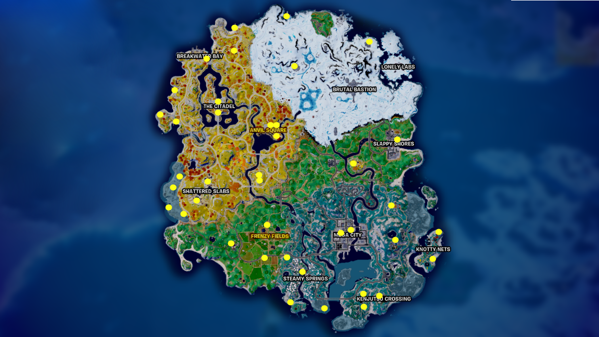 Fortnite Scout Regiment Footlocker Locations Map Odm Gear Loot Event