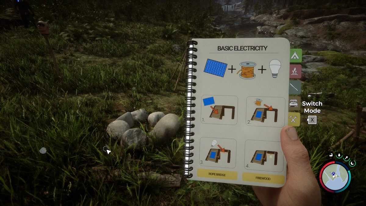 Comment installer l'électricité Sons Of The Forest Guide Book
