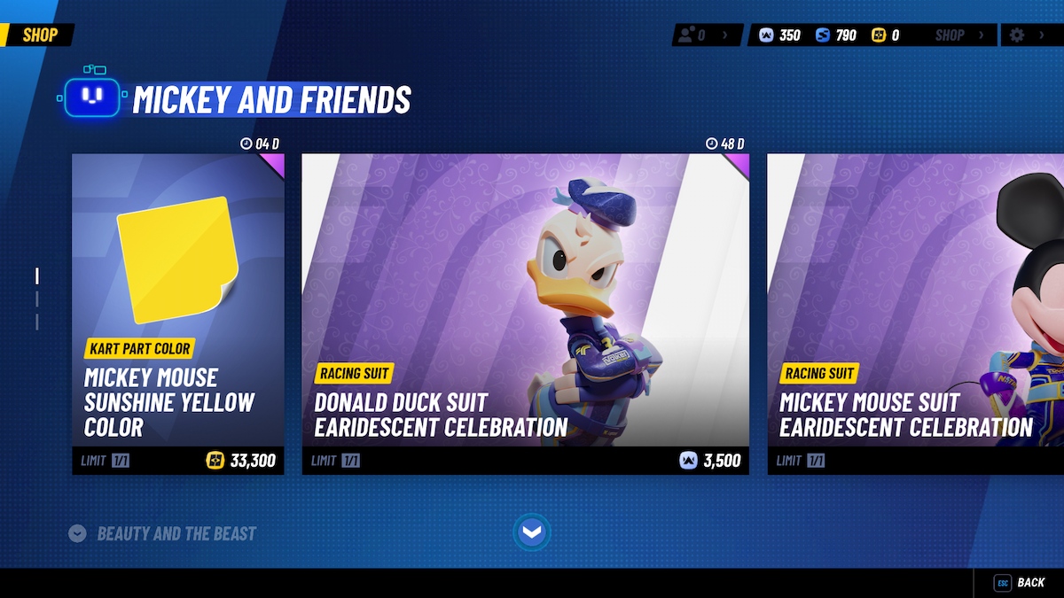Comment débloquer la boutique de devises Disney Speedstorm