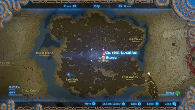 zelda botw le pèlerinage perdu