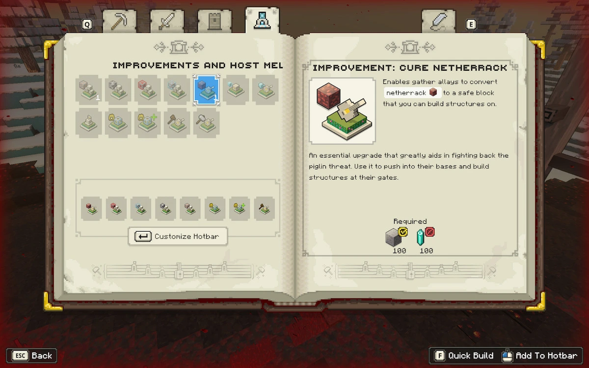 Minecraft Legends : Comment guérir Netherrack