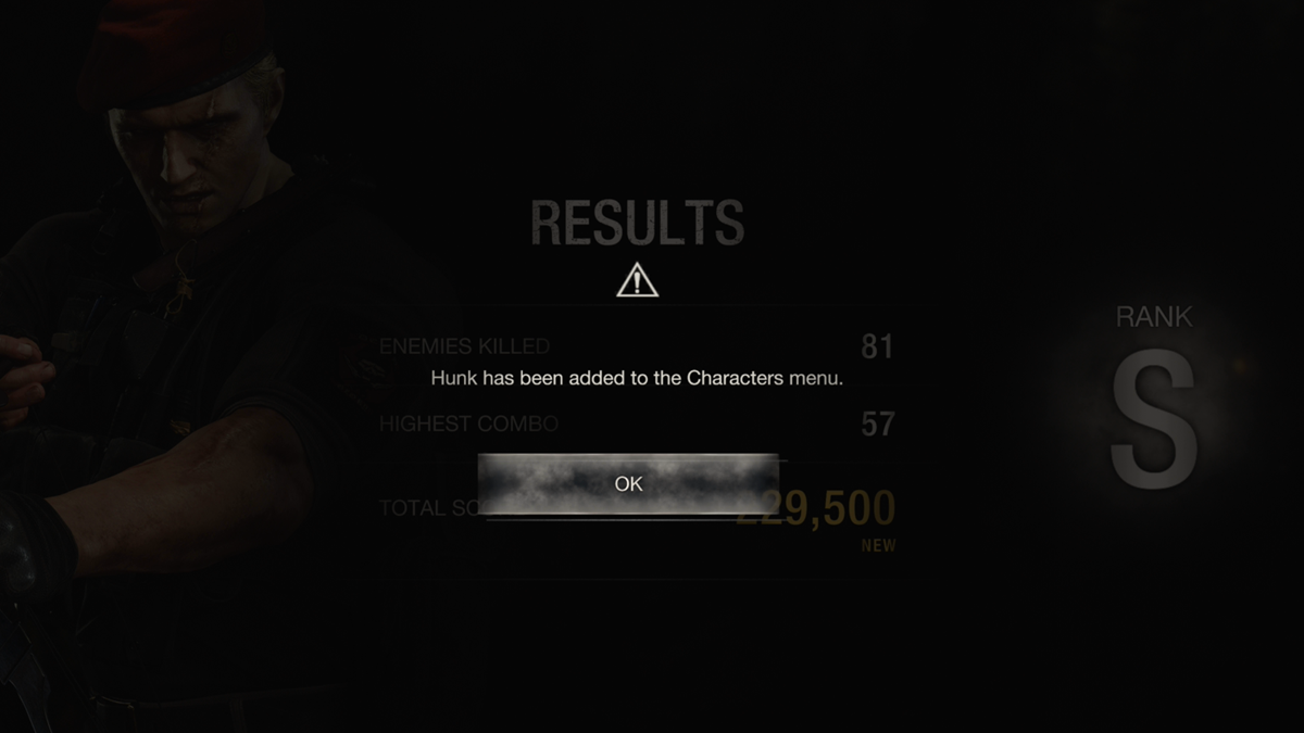 Resident Evil 4 Comment obtenir le score de Hunk Krauser