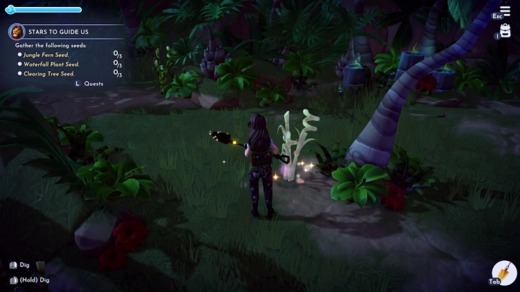 Étoiles pour nous guider Disney Dreamlight Valley Waterfall Plant Seed