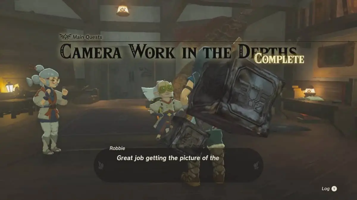 Zelda : Tears Of The Kingdom – Travail de caméra dans les profondeurs