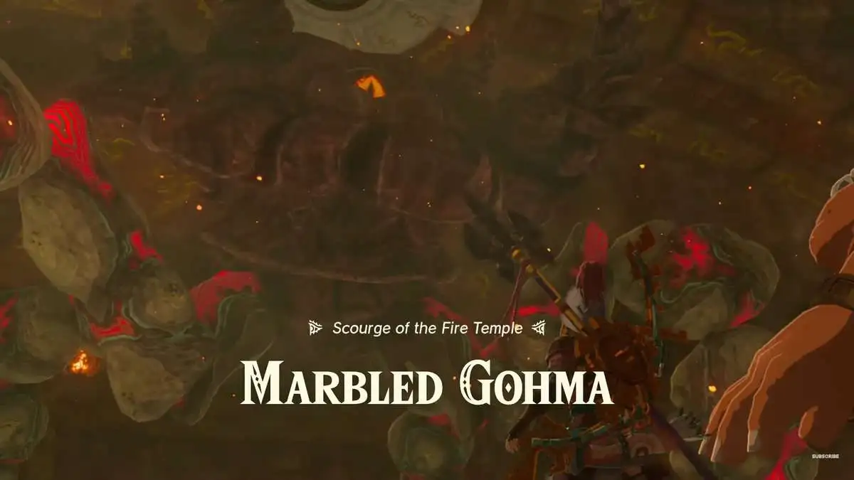 Comment vaincre le boss Gohma Marbled dans Zelda : TotK