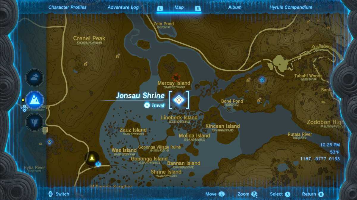 Zelda : Tears Of The Kingdom - Soluce du Sanctuaire de Jonsau