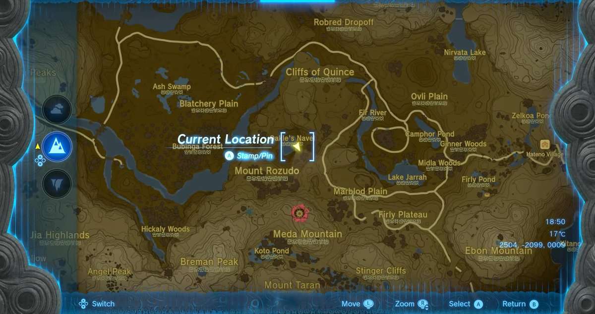 Zelda : Tears Of The Kingdom - Guide des cristaux de la grotte du nombril d'Oakle