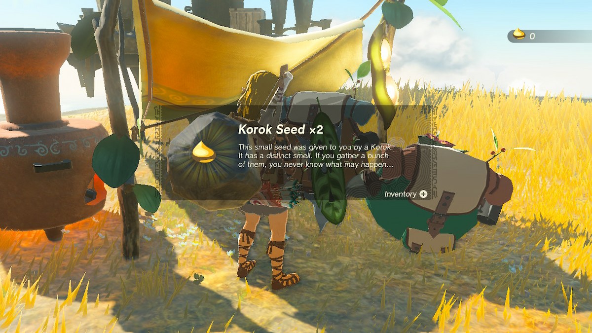 Les Koroks In Tears Of The Kingdom ont-ils répondu Korok Seeds
