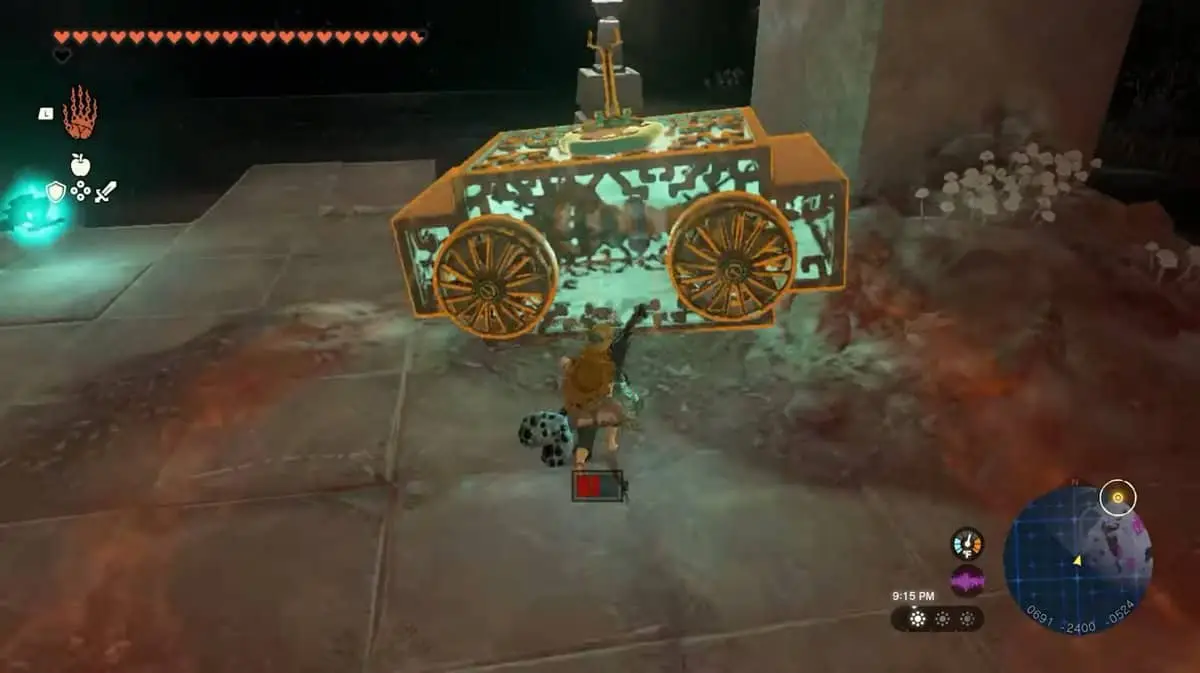 Bateau pour Left Arm Depot dans Zelda TotK