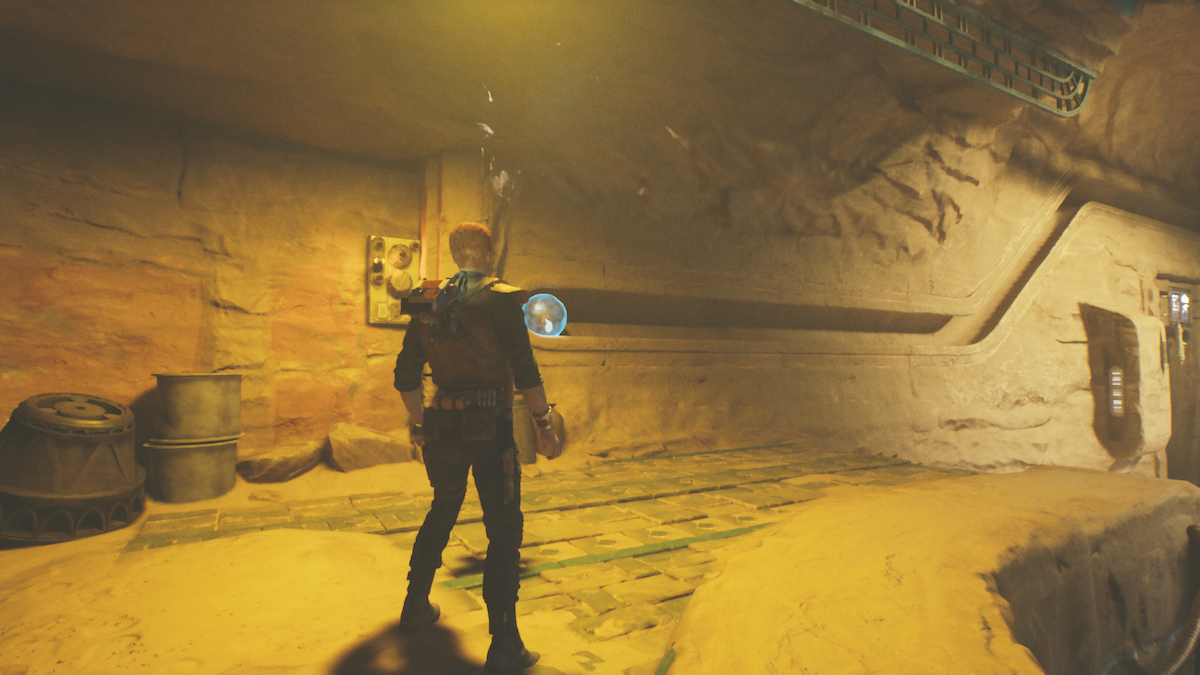 Cal sur le point d'ouvrir un cadenasStar Wars Jedi: Survivor: Comment obtenir la veste Exile