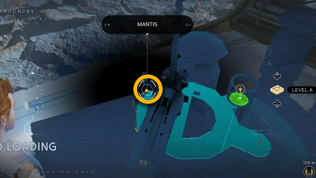 Cargo Loading Deck Datadisc map location in Jedi: Survivor
