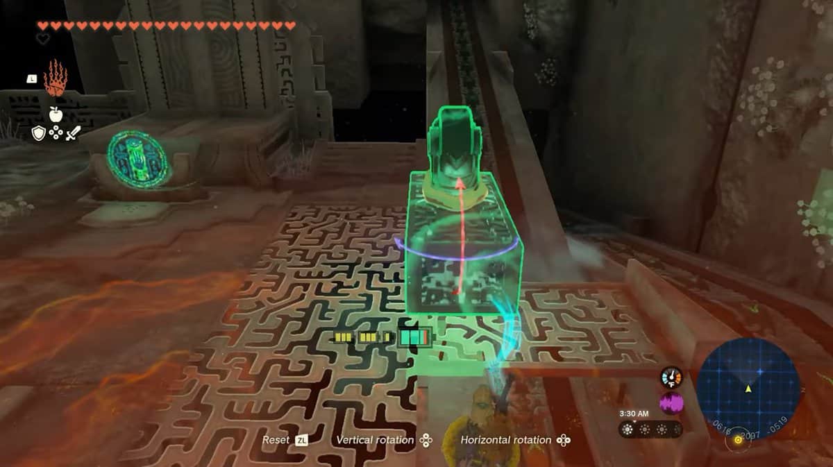 Tapis roulant bras droit Zelda TotK