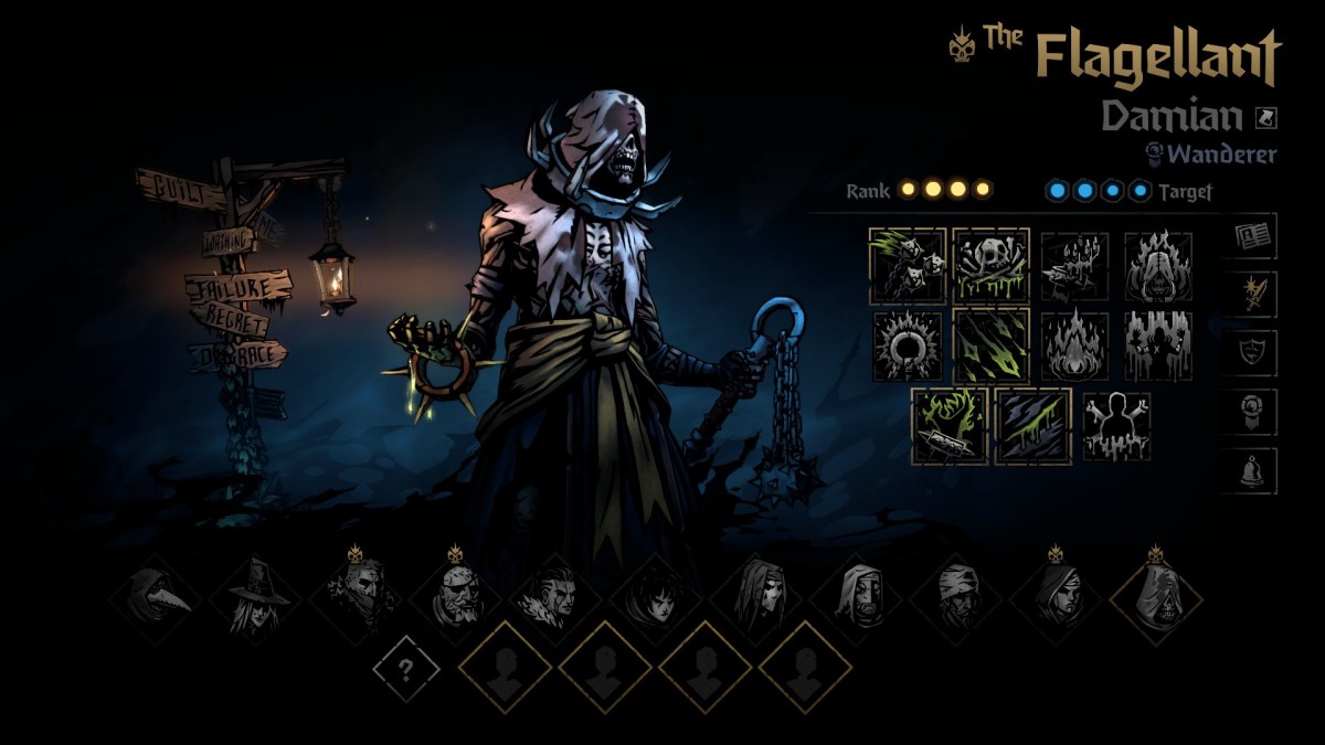 Darkest Dungeon 2 Compétences du guide des personnages flagellants