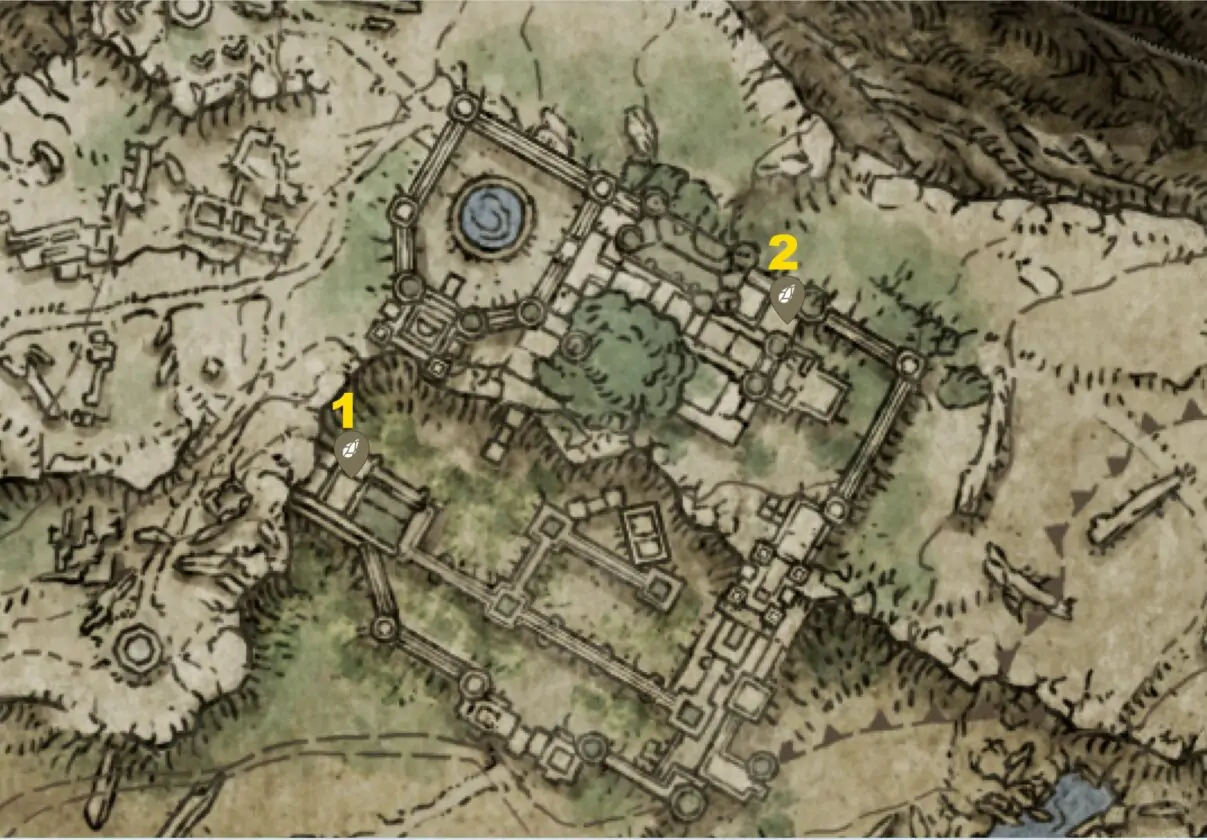 Caria Manor Smithing Stone 4 emplacements à Elden Ring