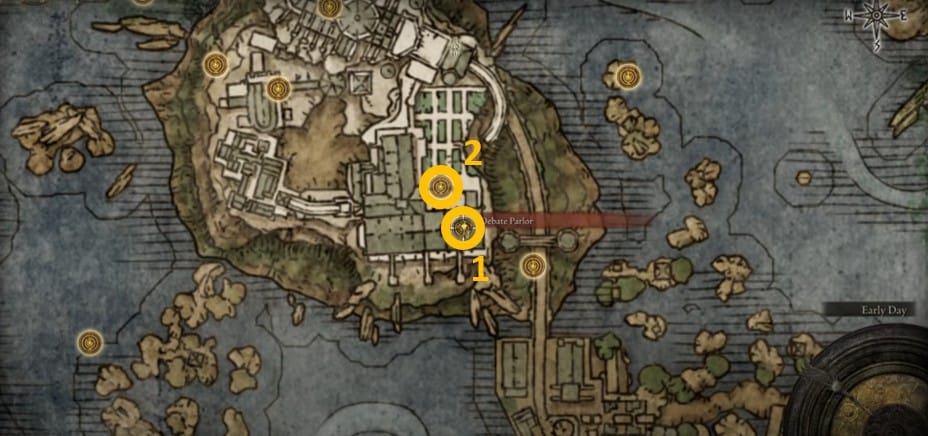 Emplacements des ensembles de sorciers Lazuli dans Elden Ring