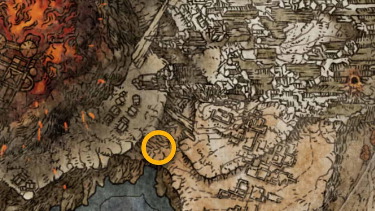 Emplacement de la carte de Raptor's Set dans Elden Ring