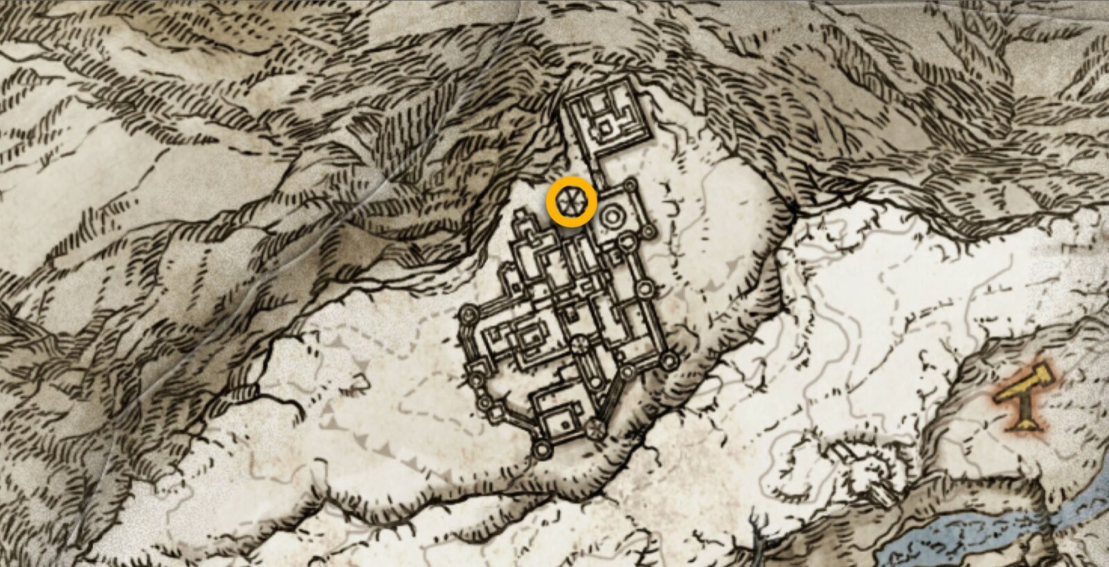 Emplacement de la carte de l'ensemble du vétéran dans l'Elden Ring