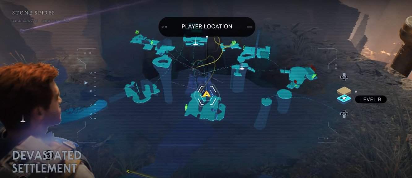 Emplacement final de la chambre Jedi dans Star Wars Jedi Survivor