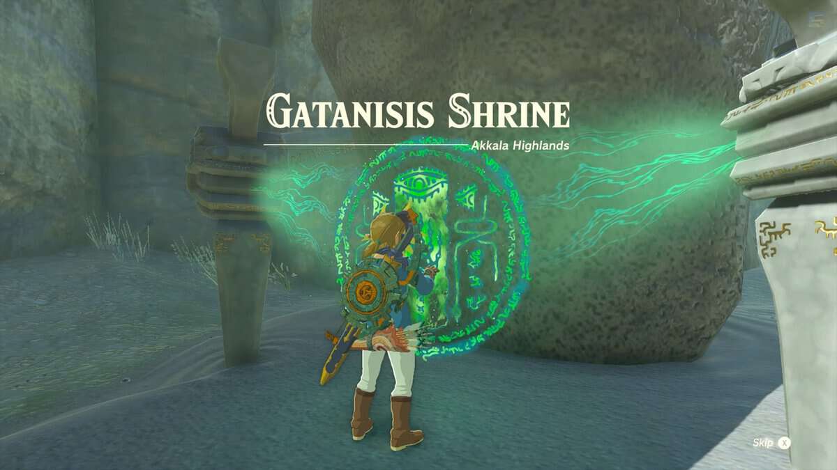 Zelda : Tears Of The Kingdom - Soluce du sanctuaire de Gatanisis