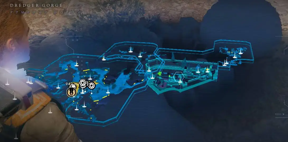 Emplacement des fragments de Gorge Crash Priorite dans Jedi Survivor