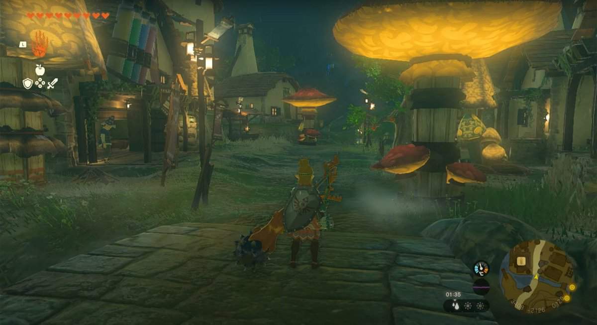 Zelda : Tears Of The Kingdom - Emplacement du village de Hateno