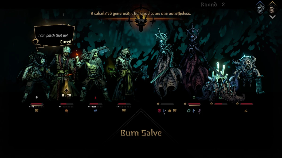 Comment établir des relations et des affinités dans Darkest Dungeon 2 Combat Affinity