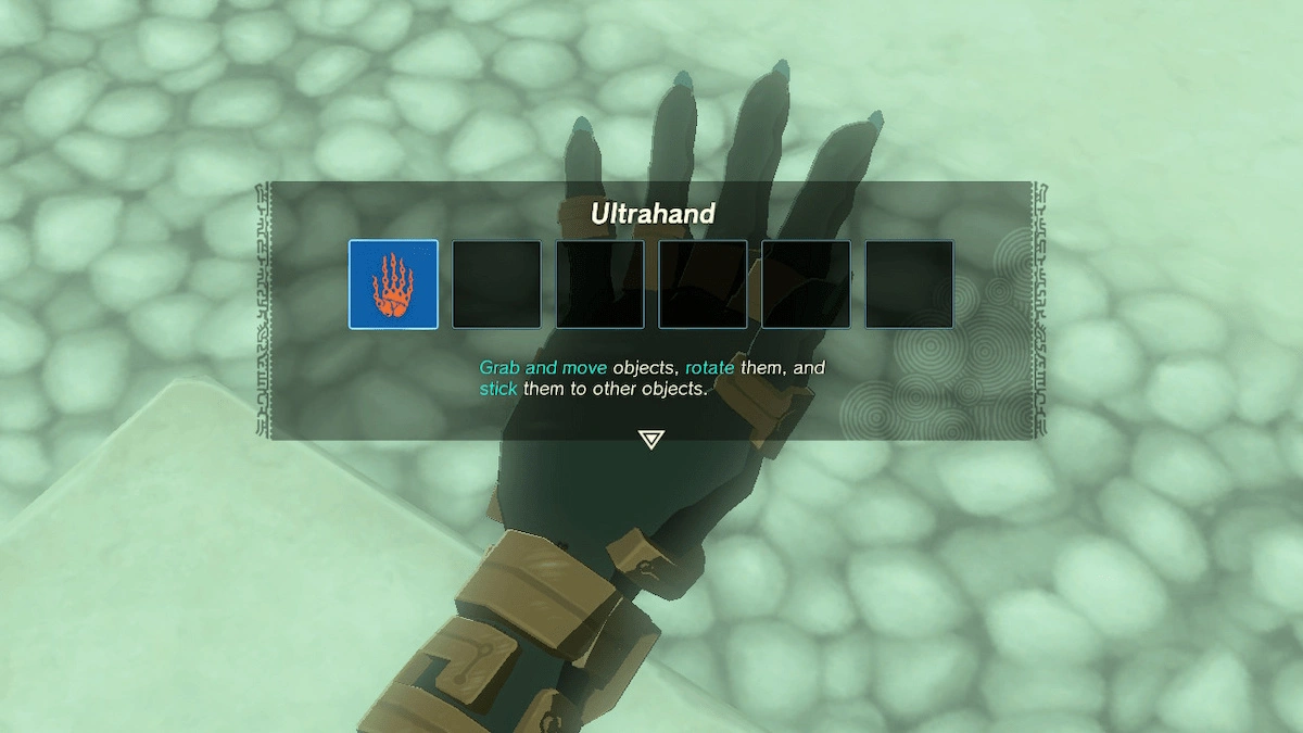 Comment obtenir et utiliser la capacité Ultrahand dans Tears Of The Kingdom Ultrahand