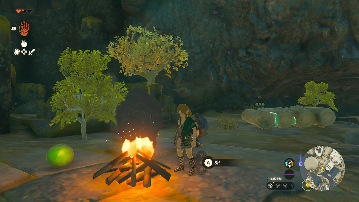 Zelda : Tears of the Kingdom - Comment rôtir les ingrédients