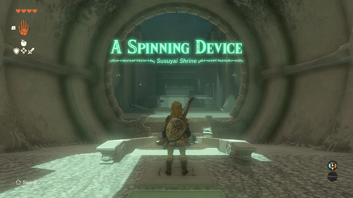 Zelda : Tears of the Kingdom - Comment travailler le rail au sanctuaire de Susuyai