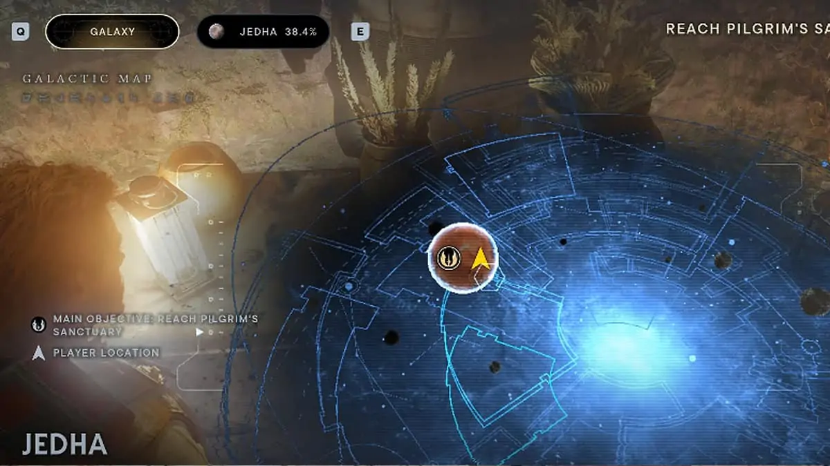 Emplacement de la carte Dash dans Jedi Survivor