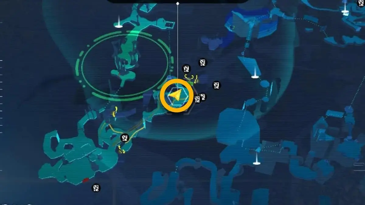 Phon'Qi Caverns Datadisc 3 map location in Jedi: Survivor