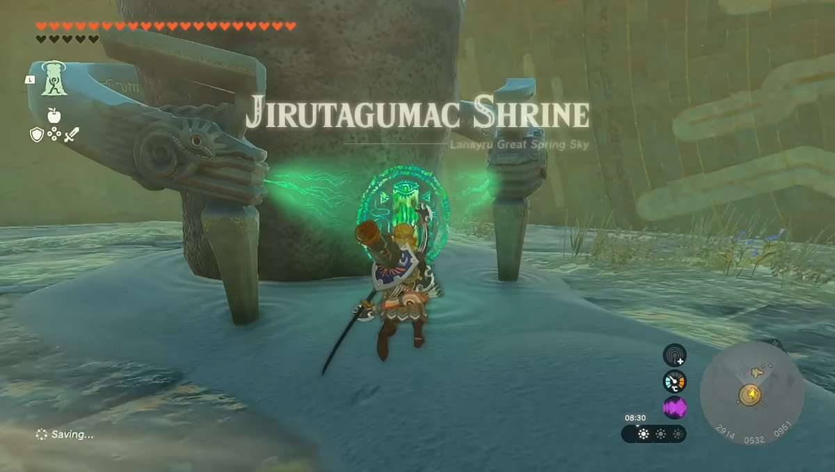 Zelda : Tears Of The Kingdom - Soluce du sanctuaire de Jirutagumac