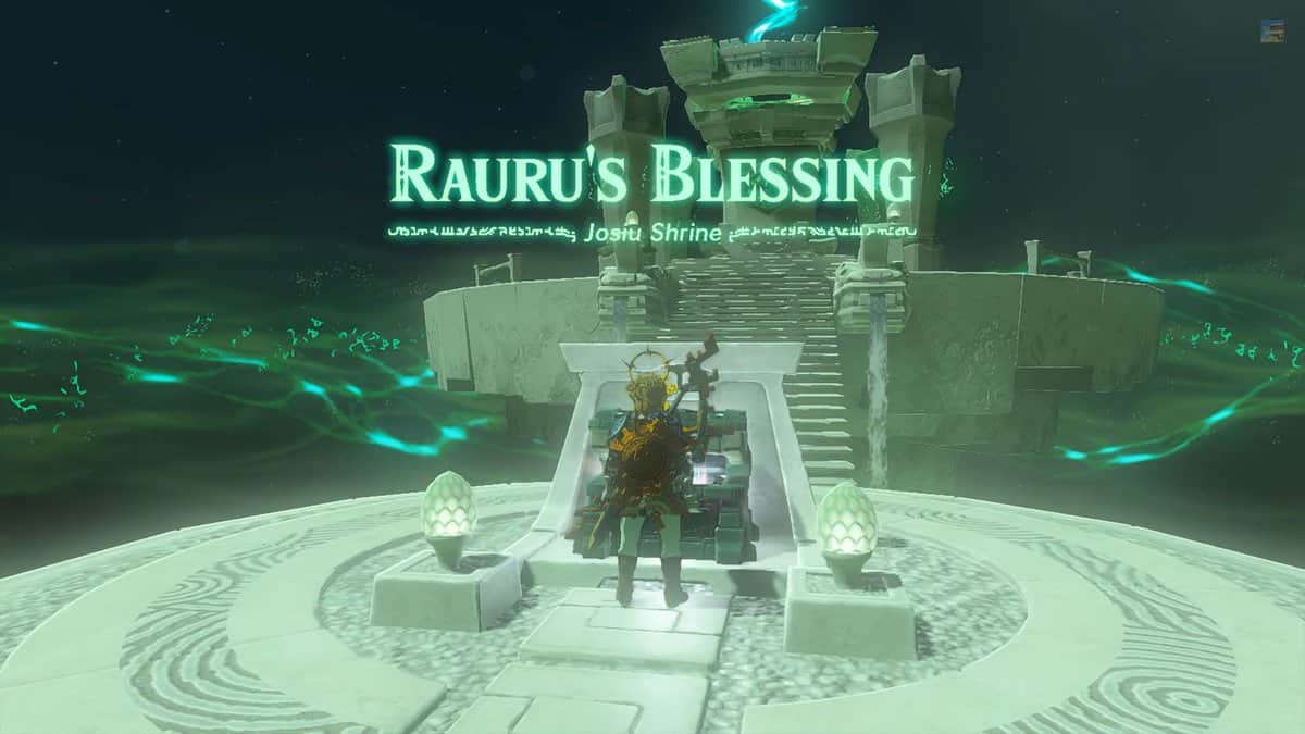 Le sanctuaire de Josiu - Zelda : Tears Of The Kingdom