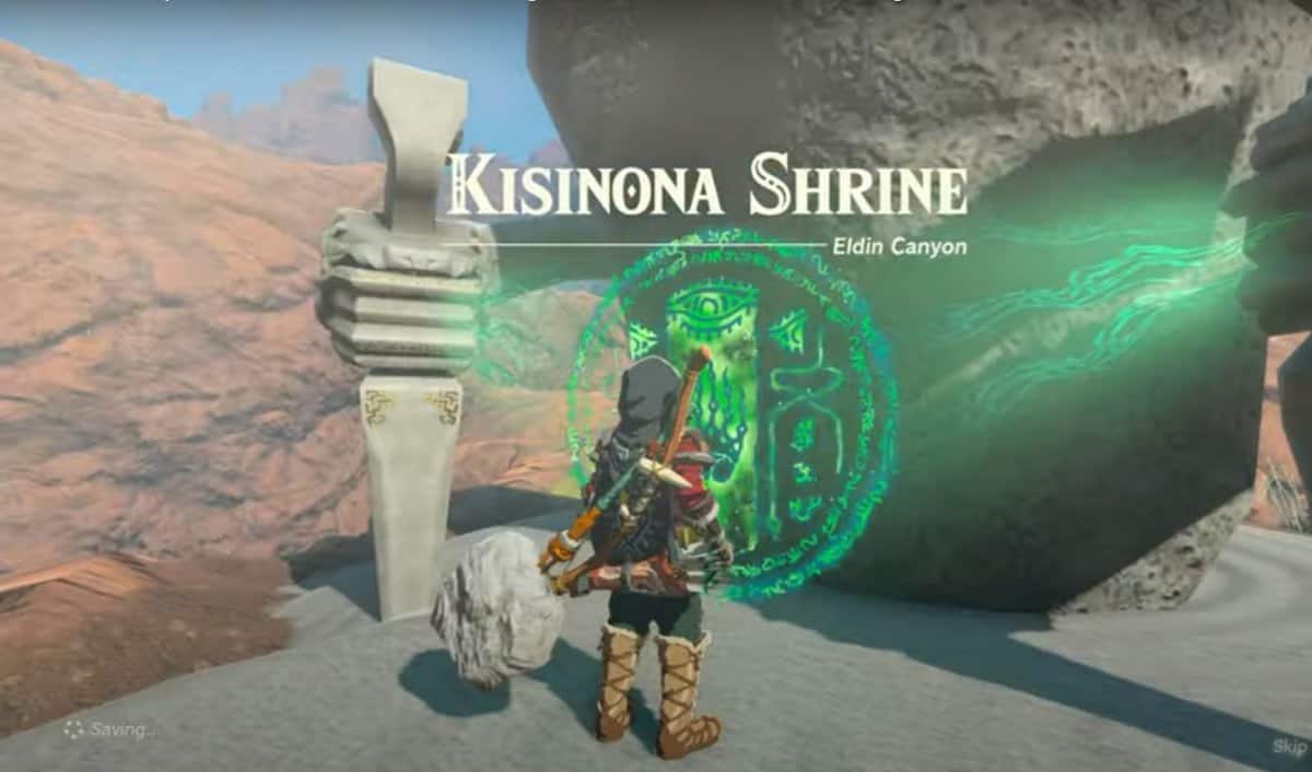 Le sanctuaire de Kisinona - Zelda : Tears Of The Kingdom