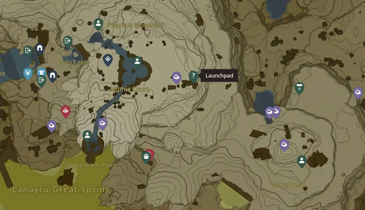 Terre de l'emplacement de Sky Fish Island dans Zelda TotK