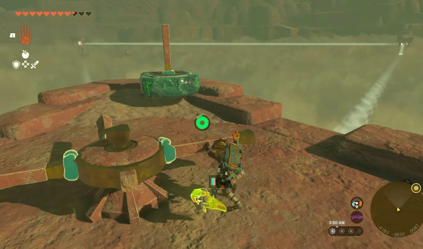 Pilier de lumière 3 dans Zelda Tears of the Kingdom