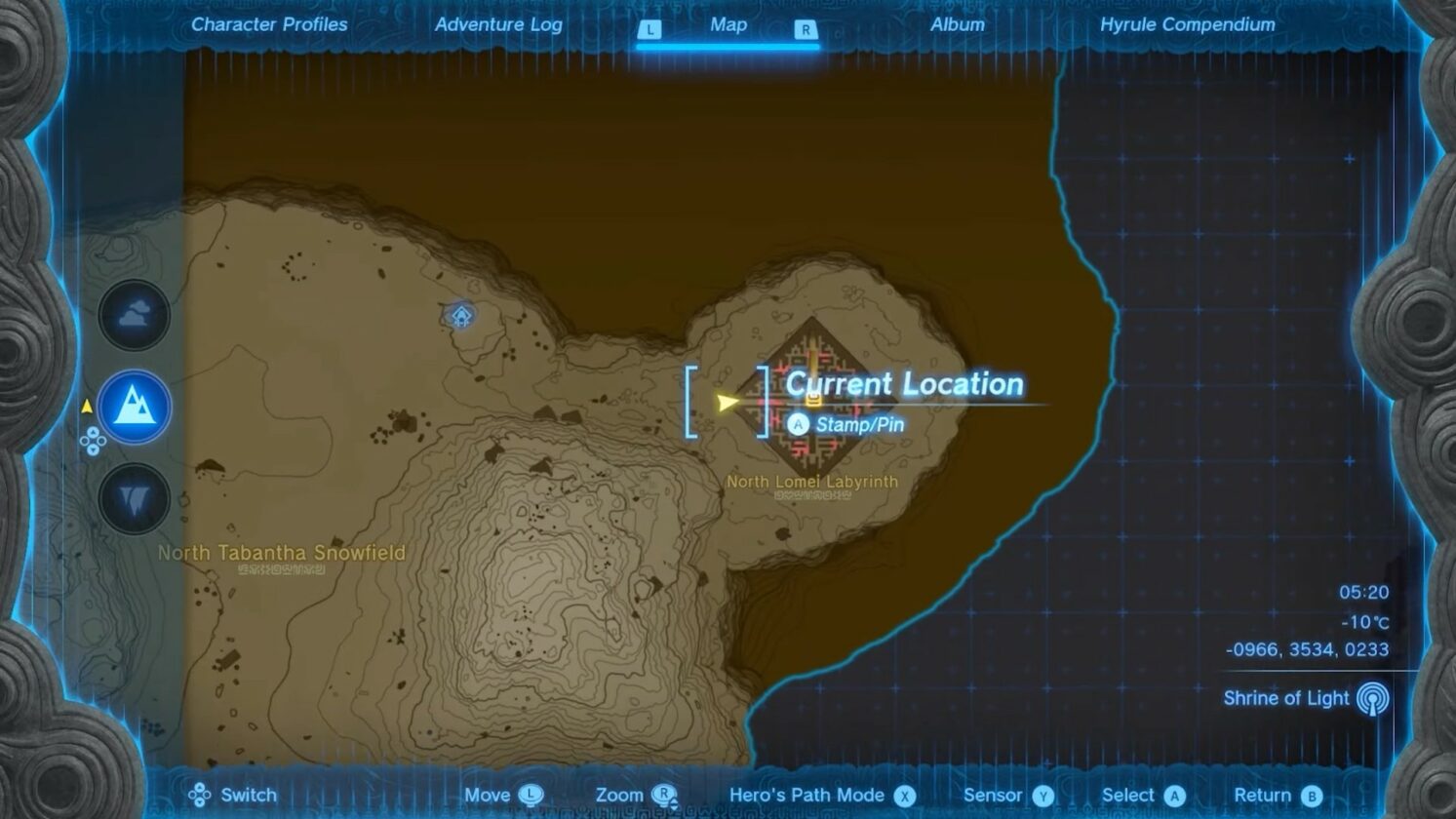 les larmes du royaume mayaotaki emplacement du sanctuaire sur la carte