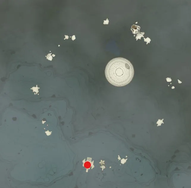 Emplacement du sanctuaire Mayasiar dans Zelda TotK