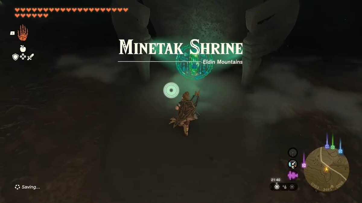 Le sanctuaire de Minetak - Zelda : Tears Of The Kingdom