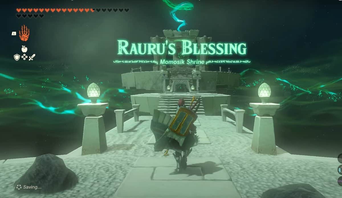Zelda : Tears of the Kingdom - Soluce du sanctuaire Momosik