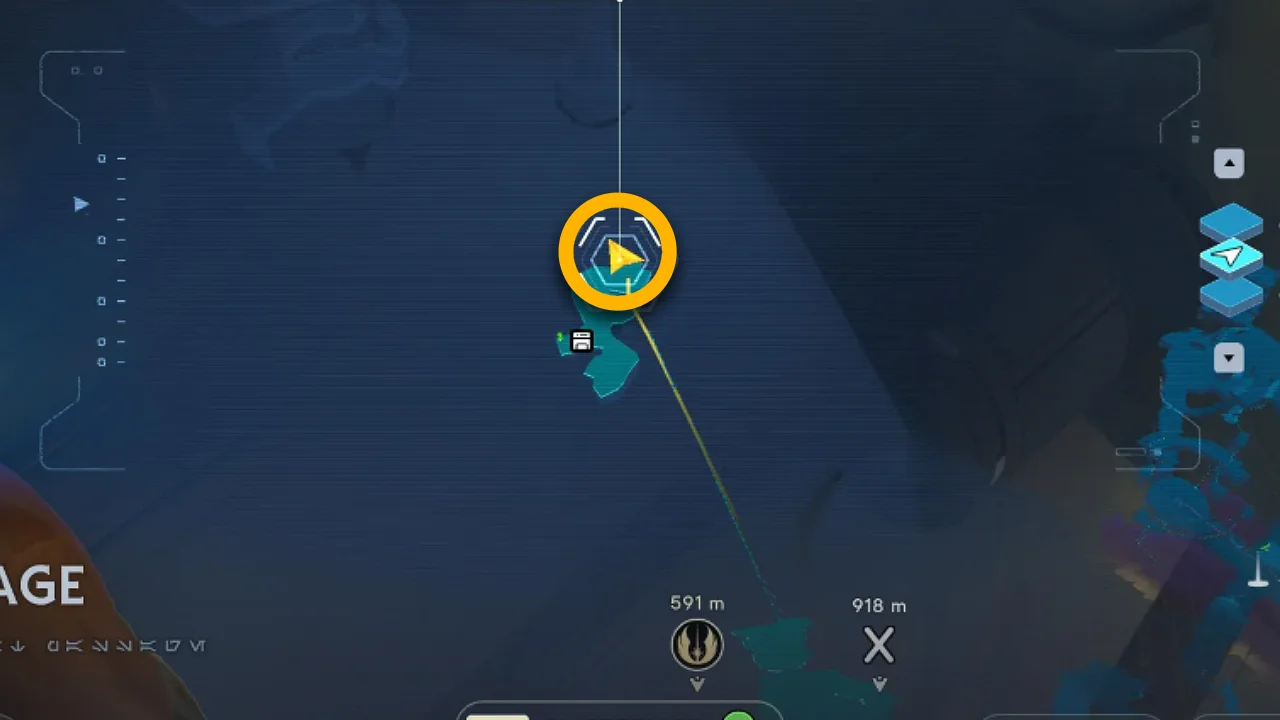 Rift Passage Datadisc location in Jedi: Survivor