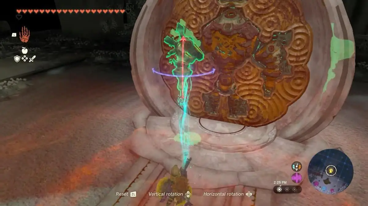 Zelda : Tears Of The Kingdom - Dépôt du bras droit