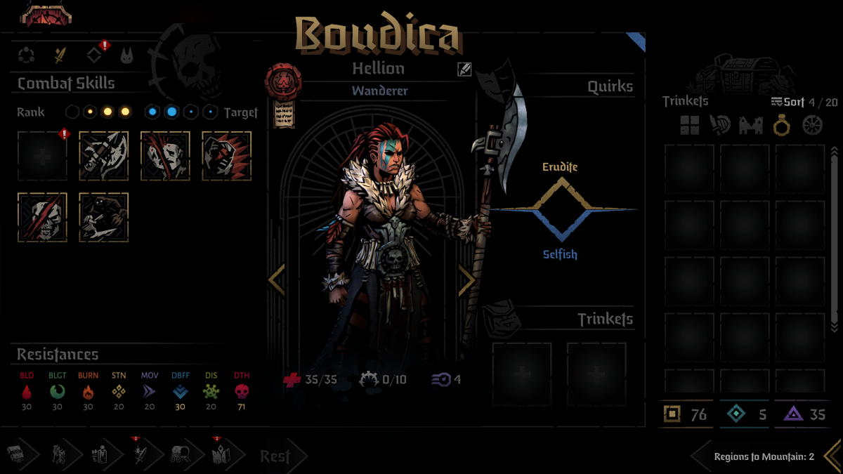 Comment équiper les bibelots Darkest Dungeon 2
