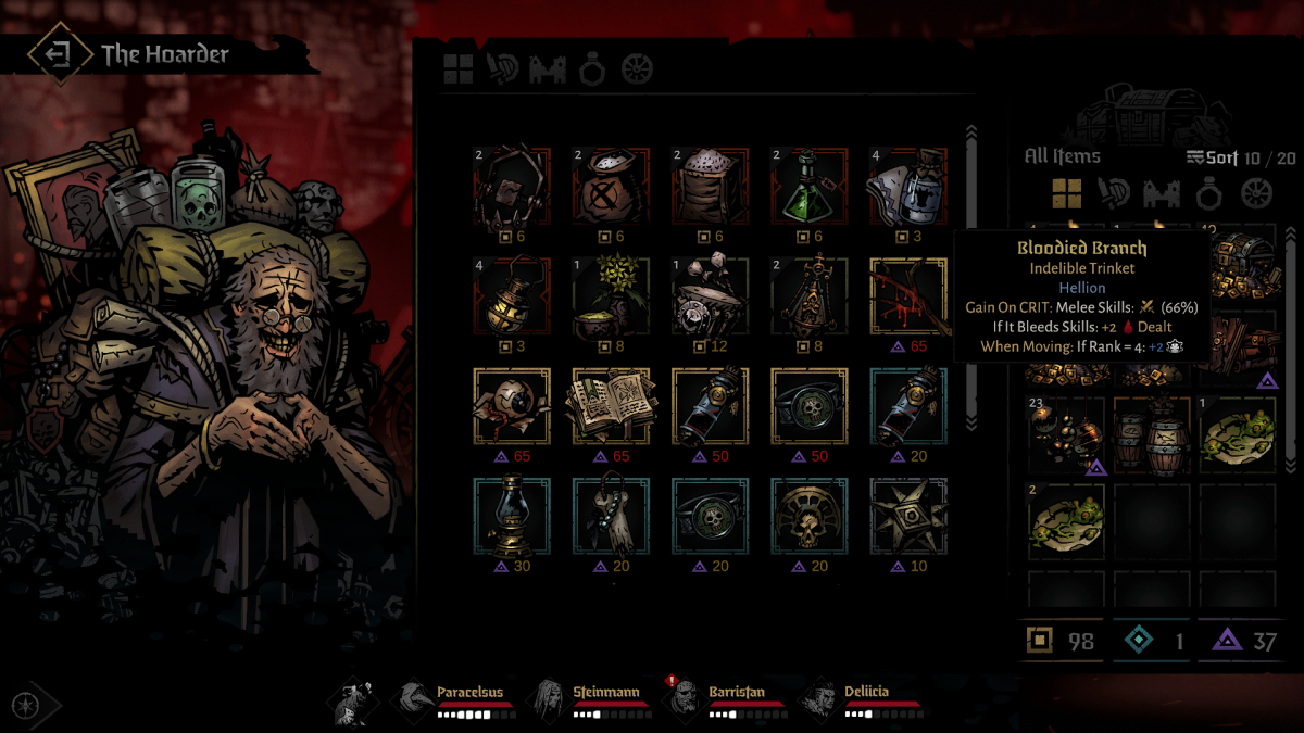 Guide des bibelots de Darkest Dungeon 2