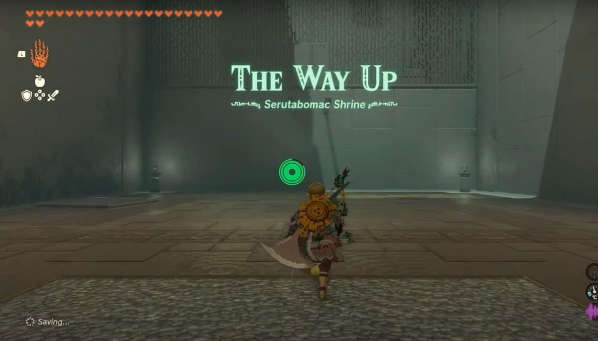 Zelda : Tears Of The Kingdom - Soluce du sanctuaire de Serutabomac