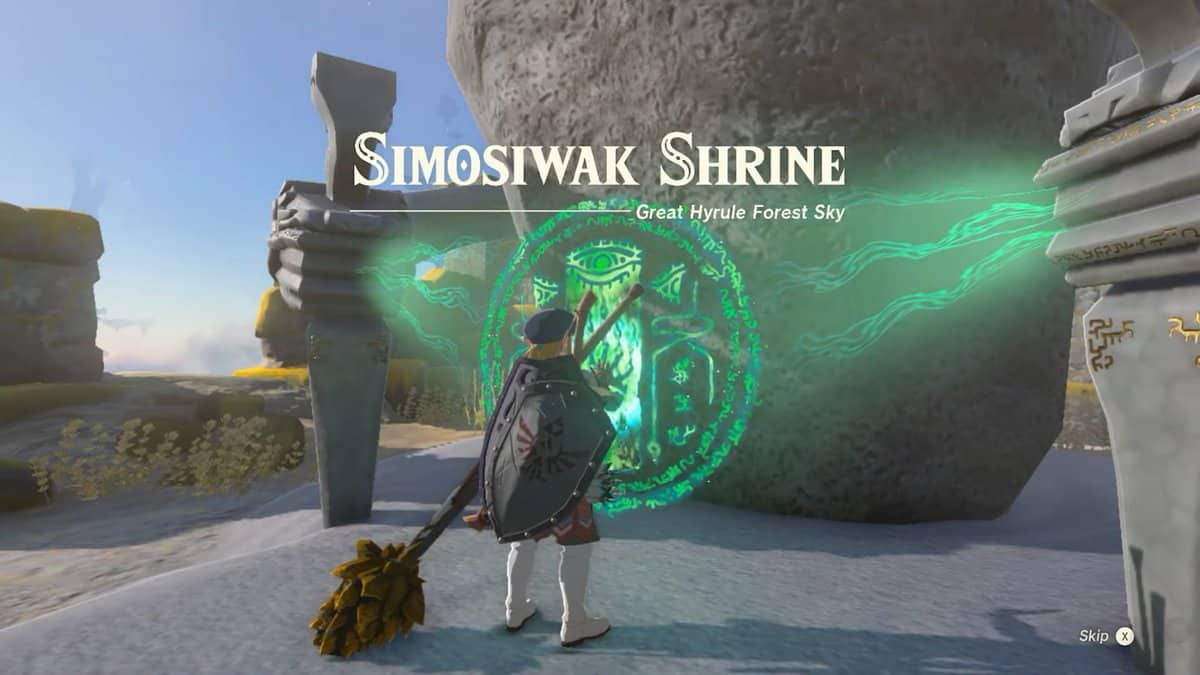 Le sanctuaire de Simosiwak - Zelda : Tears Of The Kingdom